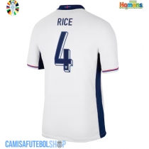 Camisa de time de futebol Inglaterra Declan Rice #4 Replicas 1º Equipamento Europeu 2024 Manga Curta